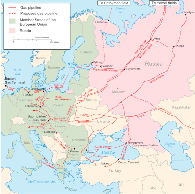 Doku • Ukraine stoppt russisches Gas 2025 1 Major russian gas pipelines to europe