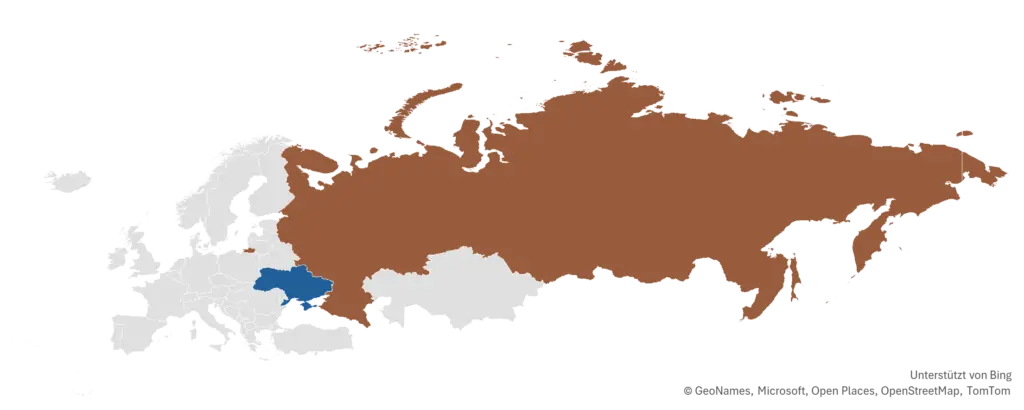 Russland Ukraine Karte